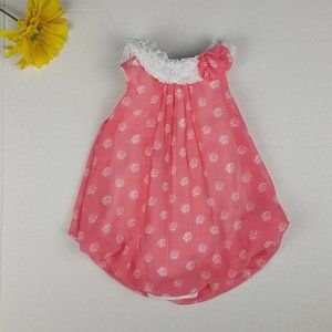 Baby Essentials Floral Bubble Romper Girls